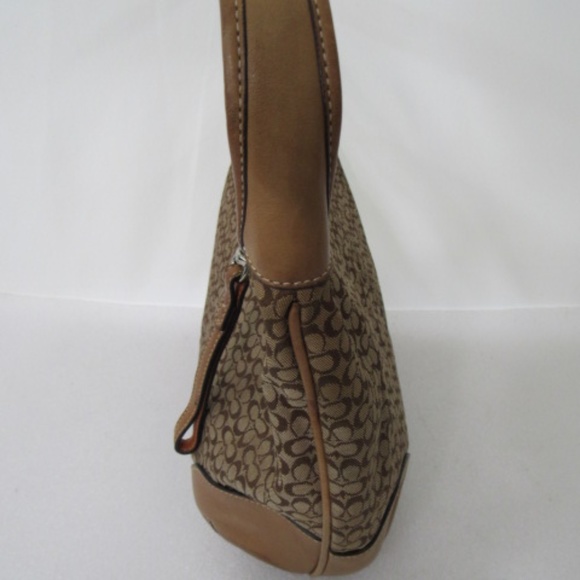 Coach Soho Hampton Signature Brown Small Hobo Bag - Picture 10 of 10